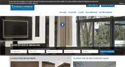 Desktop Screenshot of domenjoudimmobilier.fr