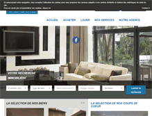 Tablet Screenshot of domenjoudimmobilier.fr